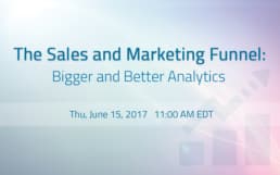 The Sales and Marketing Funnel: Bigger and Better Analytics 1 the sales and marketing 1 uai 258x161