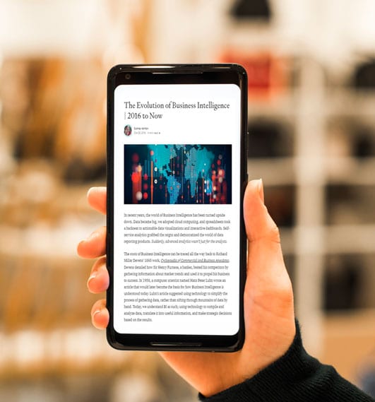 The Evolution of Business Intelligence Trends 6 The Evolution of Business Intelligence Trends 6