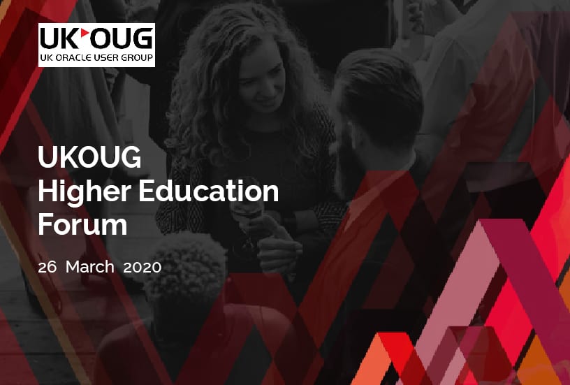 UKOUG Higher Education Forum 1