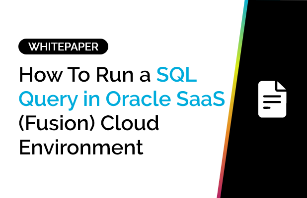 How To Run a SQL Query in Oracle SaaS (Fusion) Cloud Environment 3
