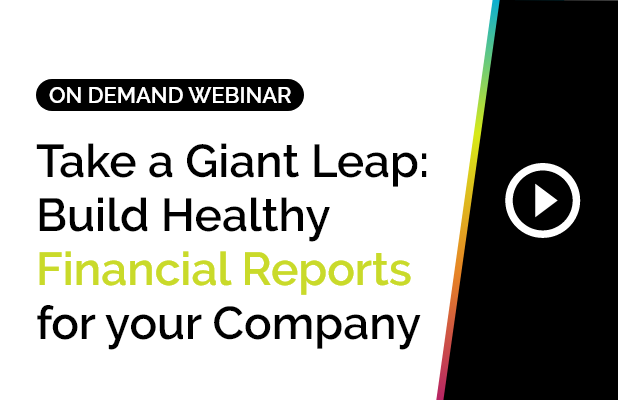 Take a Giant Leap: Build healthy financial reports for your company 8