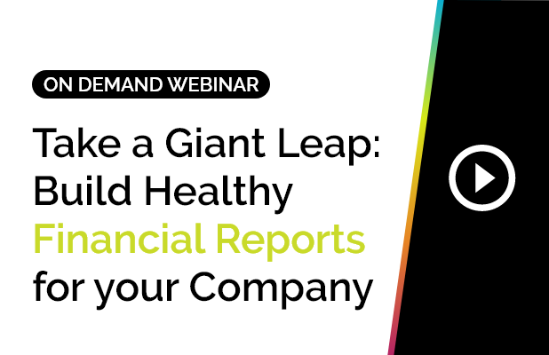 Take a Giant Leap: Build healthy financial reports for your company 1