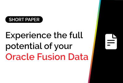 Experience the full potential of your Oracle Fusion Data 1