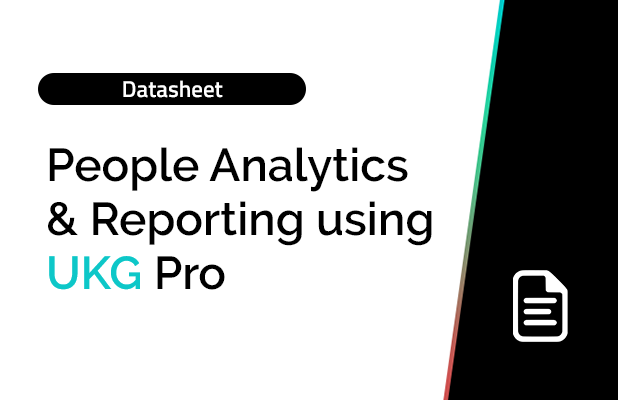 People Analytics & Reporting using UKG Pro 6