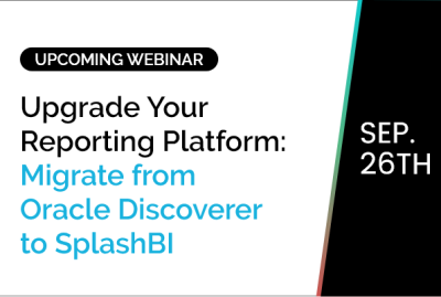 Migrate from Oracle Discoverer to SplashBI 1