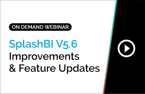 SplashBI V5.6 - Improvements & Feature Updates 3