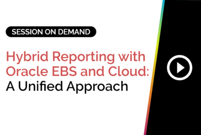 Hybrid Reporting with Oracle EBS and Cloud 3 Hybrid Reporting with Oracle EBS and Cloud