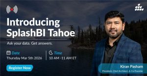Introducing SplashBI Tahoe